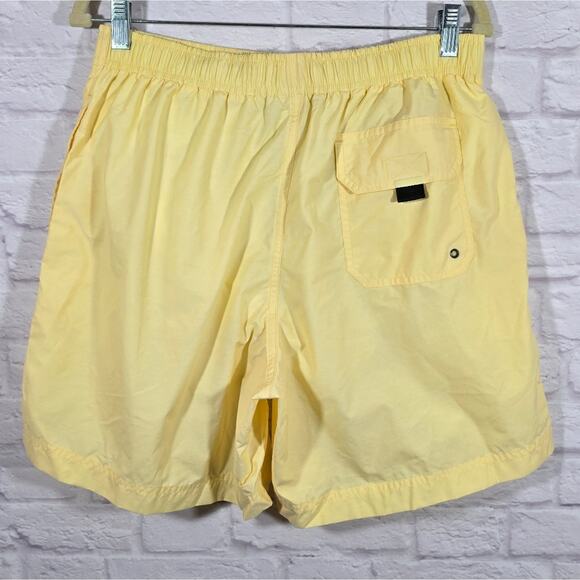 Ms Ralph Lauren Polo Sport Butter Yellow Swim Trunks Shorts Mens Size M L Preppy - Picture 5 of 10